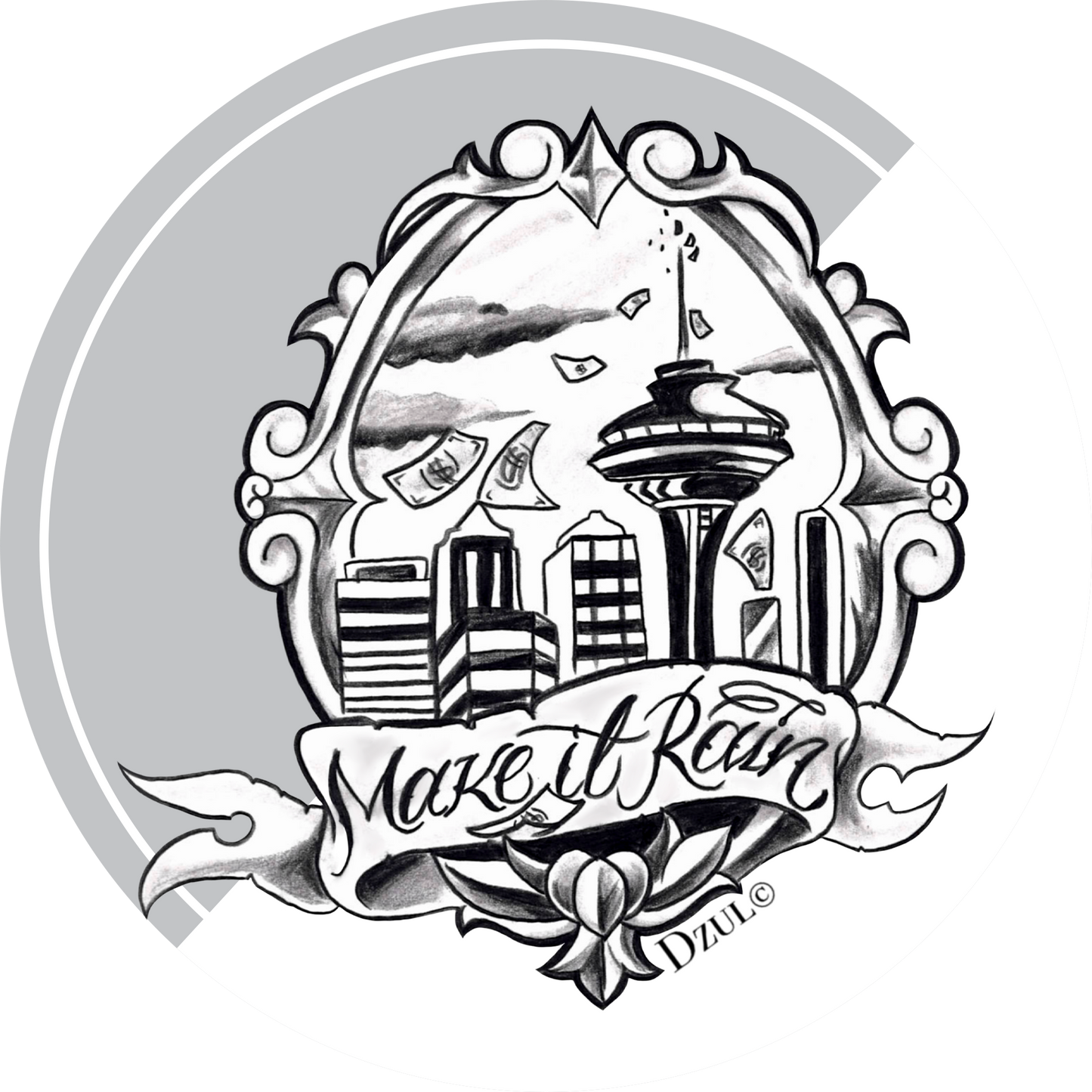 Make it Rain Sticker