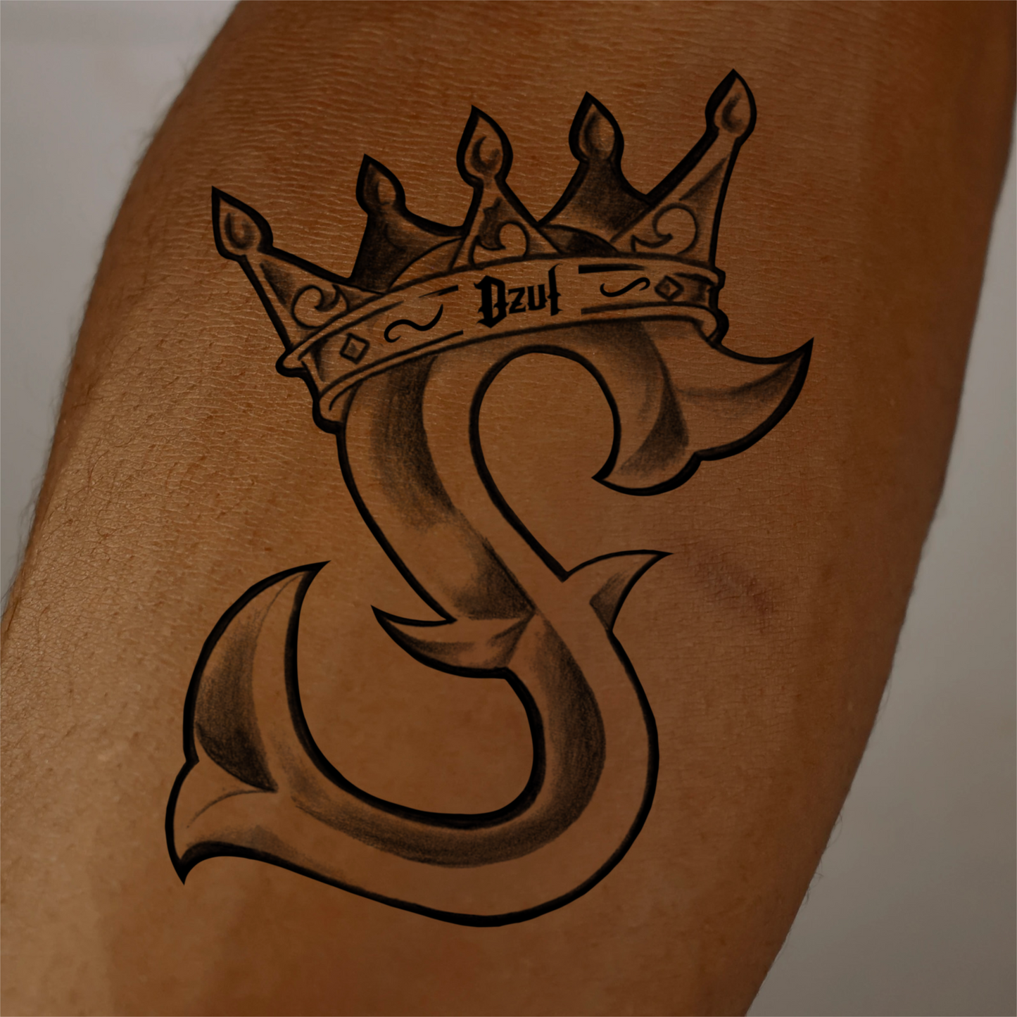 King Seattle Temporary Tattoo
