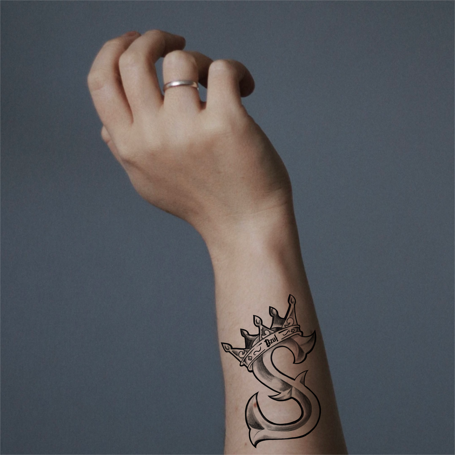 King Seattle Temporary Tattoo