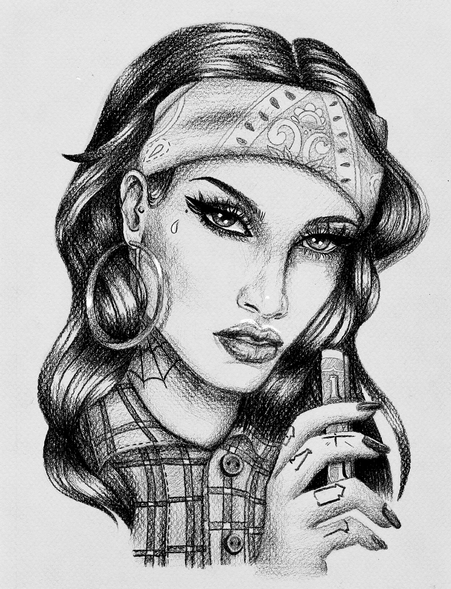 Gangster Woman Art Print