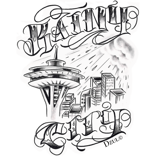 Rainy City Sticker